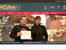 Tablet Screenshot of cinevina.cl